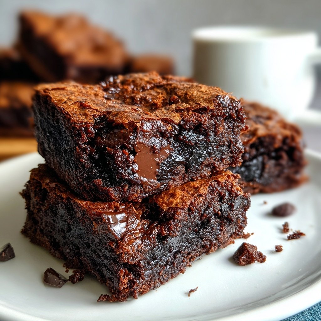Chewy Chocolate Chunk Brownies