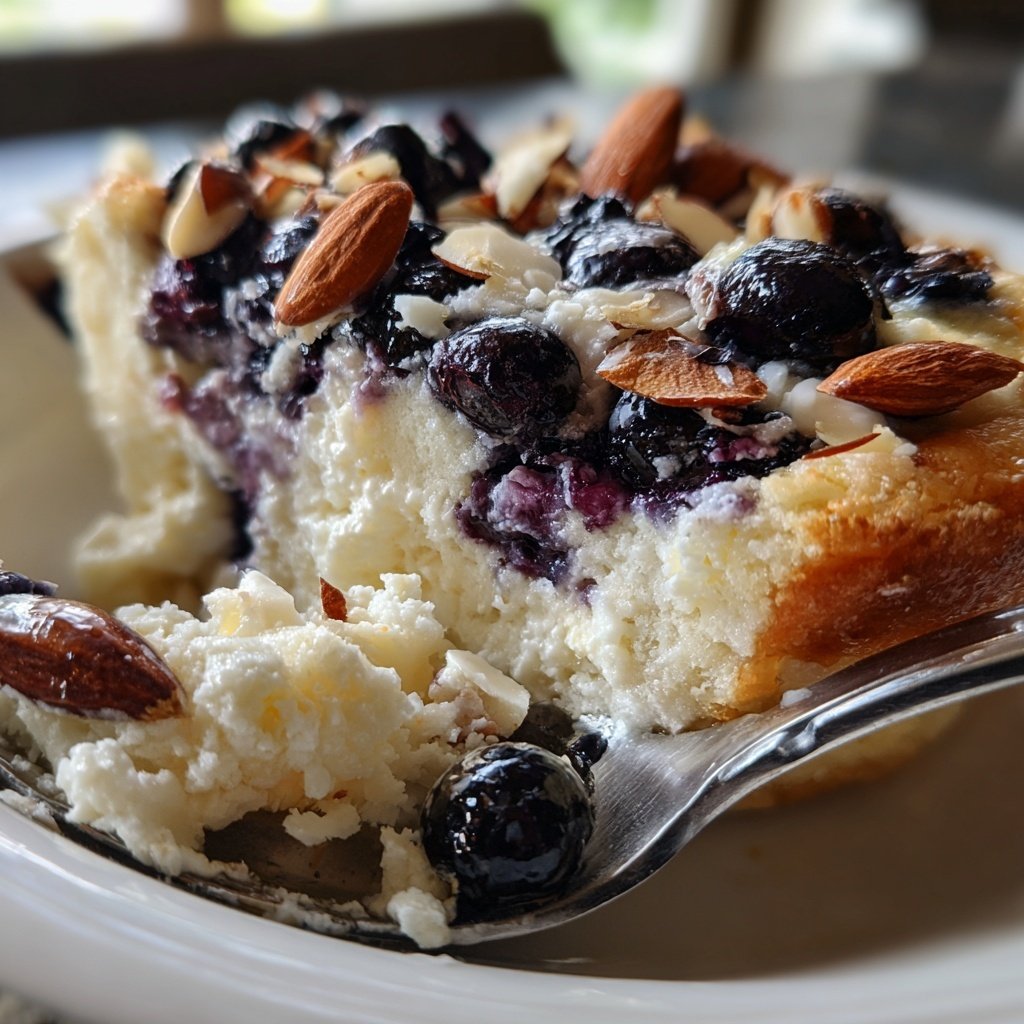 Blueberry Almond Yogurt Breakfast Bake
