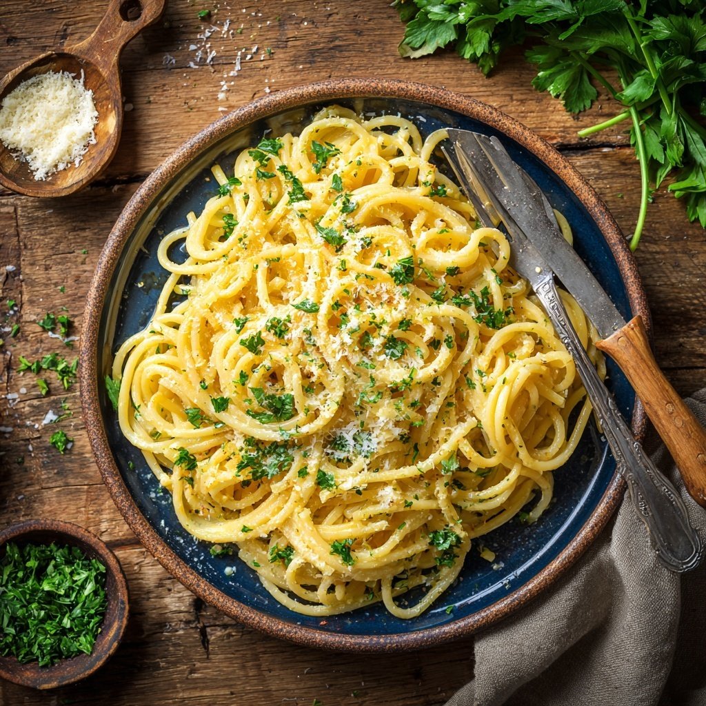 Easy Garlic Butter Pasta Dinner