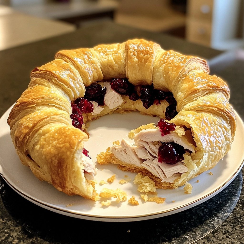 Looking for a Holiday Appetizer Recipe? Try This Turkey Cranberry Crescent Ring!