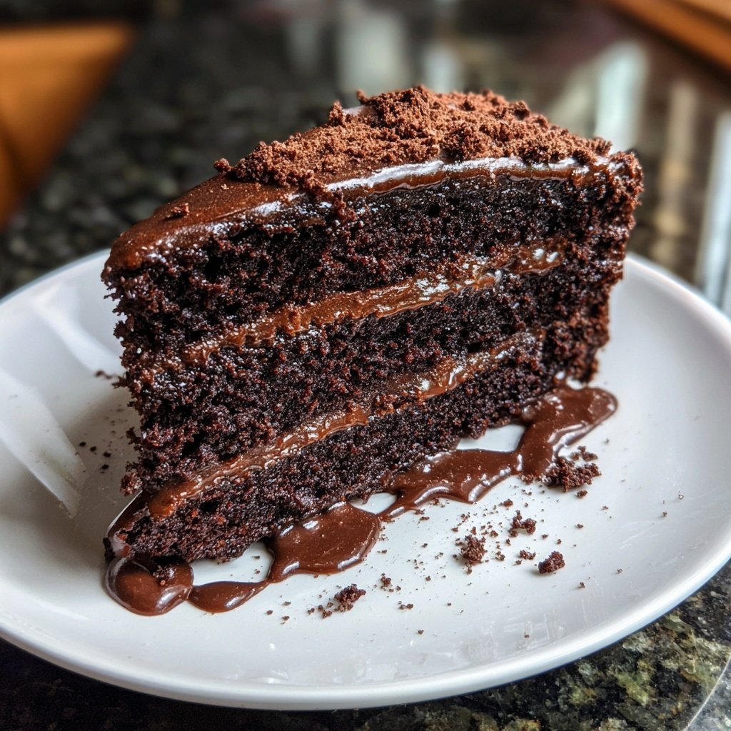 Moist Chocolate Cake With Cocoa Powder