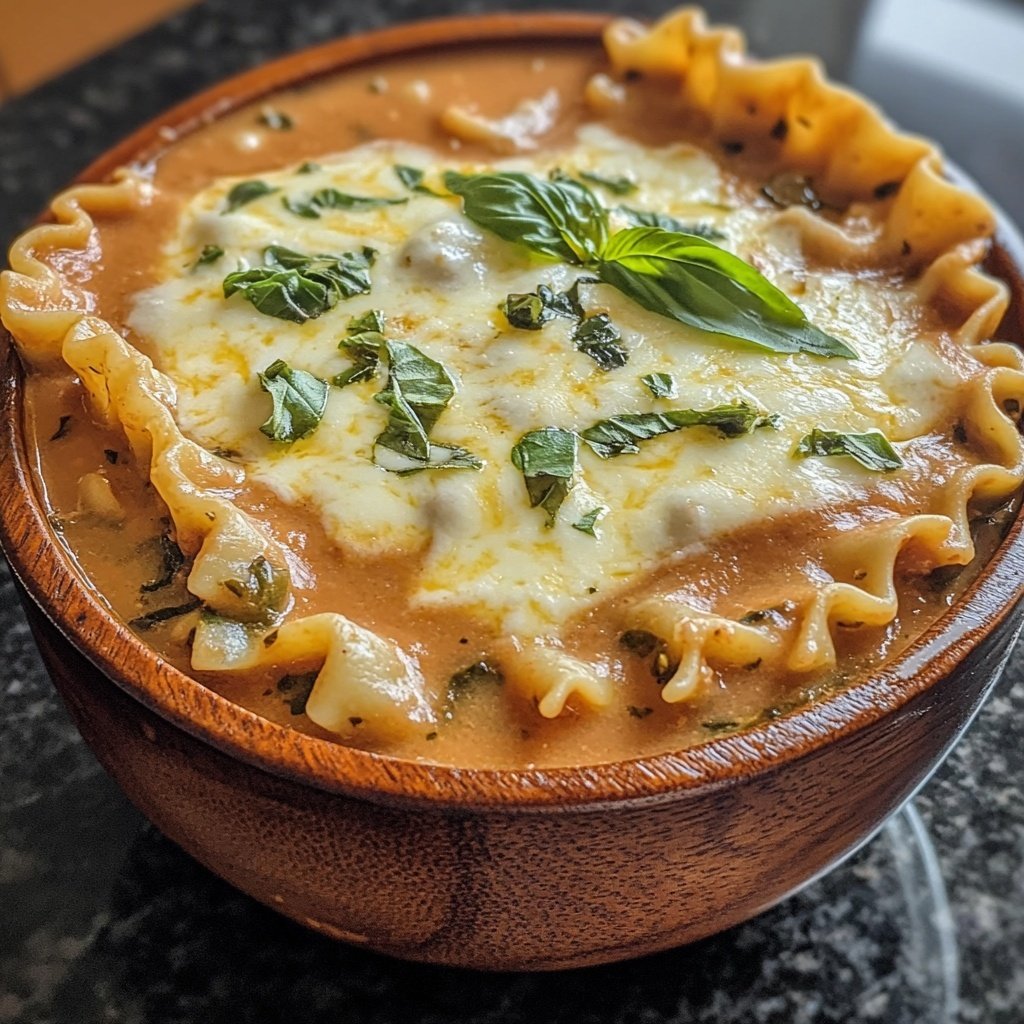 Creamy Lasagna Soup